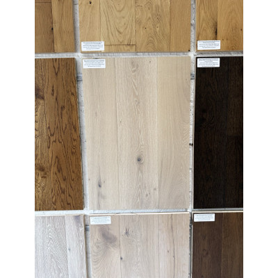 Boston Engineered Real Wood French Oak Brushed White Grain UV Oiled